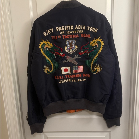 Polo Ralph Lauren Other - POLO RALPH LAUREN NAVY SOUVENIR Bomber Jacket